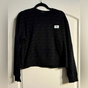 Vans All-Over Print Black Sweatshirt